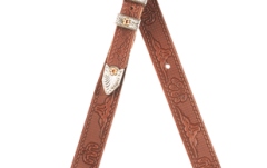 Curea chitară Gretsch Guitars Vintage Tooled Leather Guitar Strap Walnut