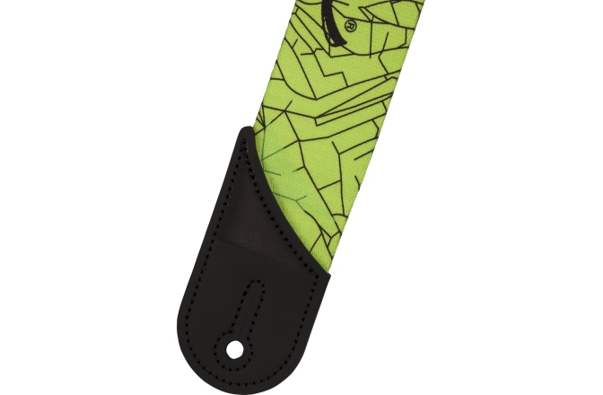Curea chitară Jackson Cracked Mirror Strap Green 2"