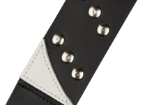 Curea chitară Jackson Diagonal Stud Leather Strap Black 2.5"