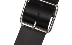 Curea chitară Jackson Diagonal Stud Leather Strap Black 2.5"