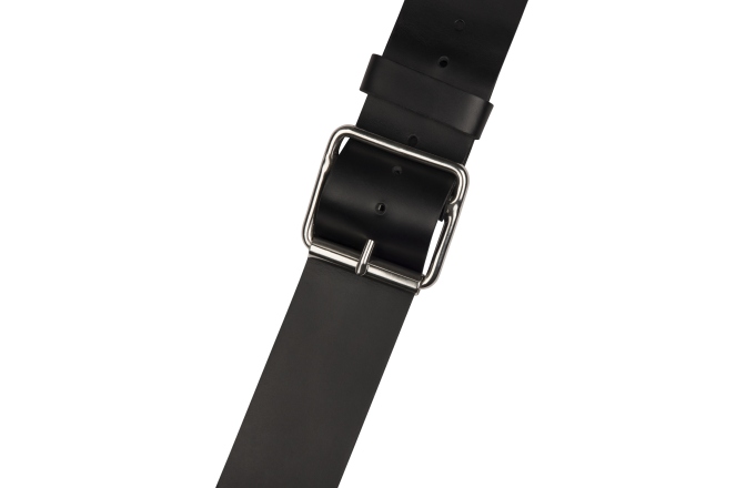 Curea chitară Jackson Diagonal Stud Leather Strap Black 2.5"