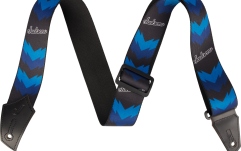 Curea chitară Jackson Double V Pattern Black/ Blue