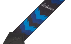 Curea chitară Jackson Double V Pattern Black/ Blue