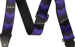 Curea chitară Jackson Double V Pattern Black/ Purple