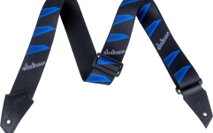 Curea chitară Jackson Headstock Pattern Black/ Blue
