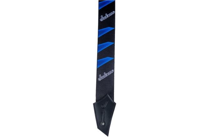 Curea chitară Jackson Headstock Pattern Black/ Blue