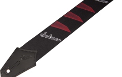 Curea chitară Jackson Headstock Pattern Black/ Red