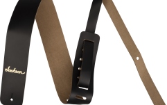 Curea chitară Jackson Leather Guitar Strap Black