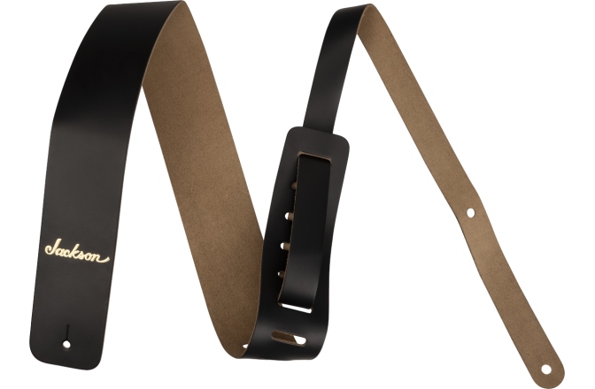 Curea chitară Jackson Leather Guitar Strap Black
