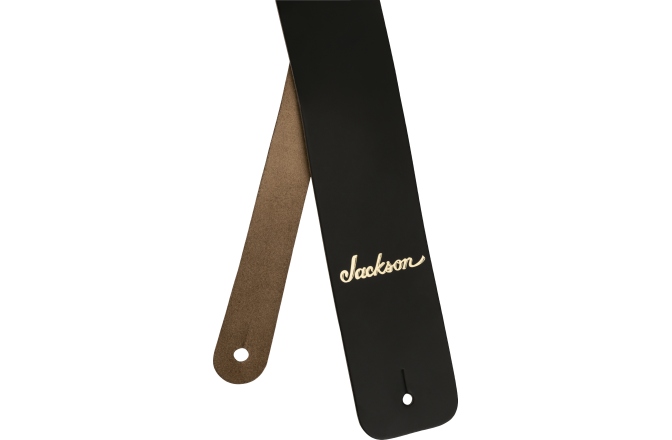 Curea chitară Jackson Leather Guitar Strap Black