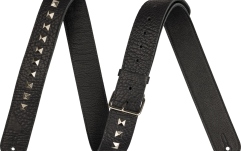 Curea chitară Jackson Metal Stud Leather Strap Black 2.5"