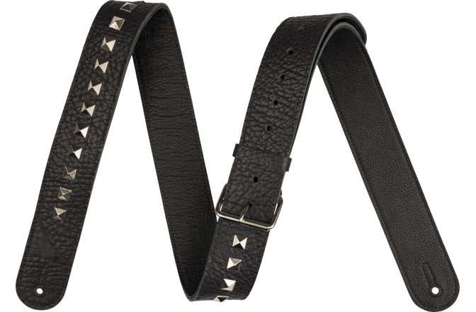 Curea chitară Jackson Metal Stud Leather Strap Black 2.5"
