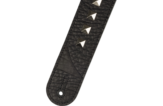 Curea chitară Jackson Metal Stud Leather Strap Black 2.5"