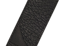 Curea chitară Jackson Shark Fin Leather Strap Black and White 2"
