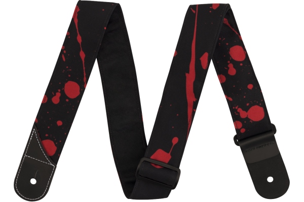 Splatter Strap Black and Red 2"