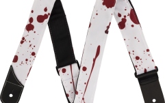 Curea chitară Jackson Splatter Strap White and Red 2"