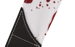 Curea chitară Jackson Splatter Strap White and Red 2"