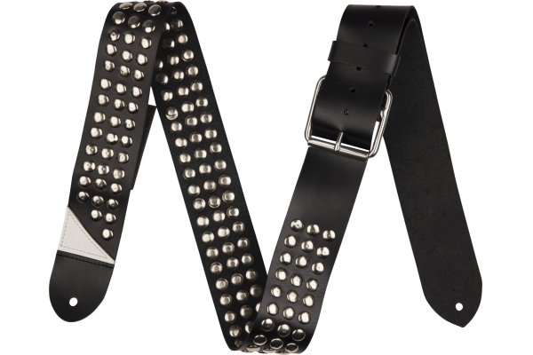 Stud Leather Strap Black 2.5" Stud Leather Strap Black 2.5"