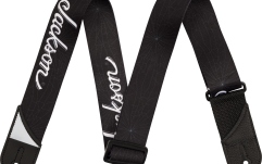 Curea chitară Jackson White Logo Strap Black 2"