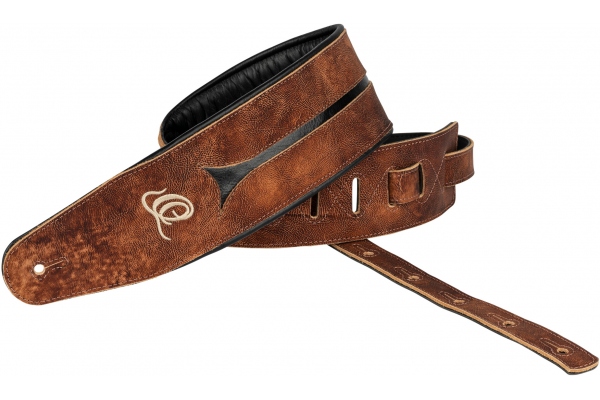 Bass Leather Strap - Chestnut Tree 90mm extra long