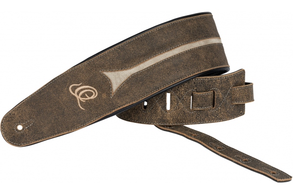 Bass Leather Strap - Desert Stone 90mm extra long