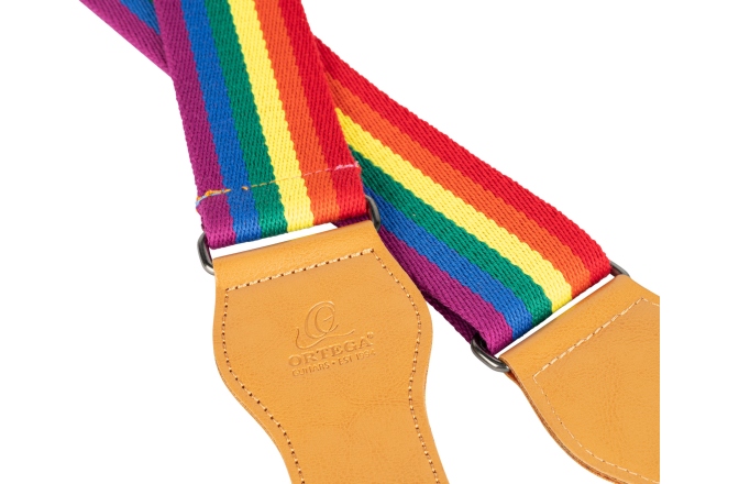 Curea chitară Ortega Cotton Guitar Strap - Pride