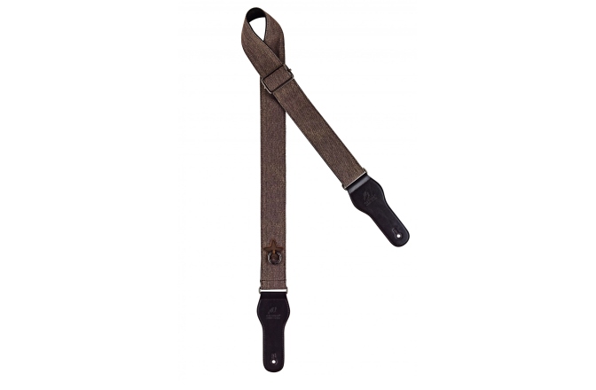 Curea chitară Ortega Cotton guitar strap - worn out brown