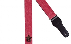Curea chitară Ortega Cotton guitar strap - worn out pink