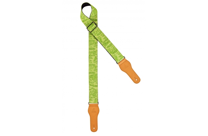 Curea chitară Ortega Denim guitar strap - green