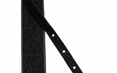 Curea chitară Ortega Genuine Leather Strap - Byzantine Black