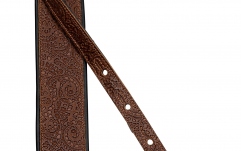 Curea chitară Ortega Genuine Leather Strap - Byzantine Brown