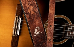 Curea chitară  Ortega Genuine Leather Strap - Chestnut Tree