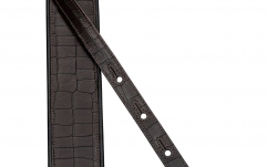 Curea chitară  Ortega Genuine Leather Strap - Dark Brown Croco