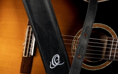 Curea chitară  Ortega Genuine Leather Strap - Vintage Ash