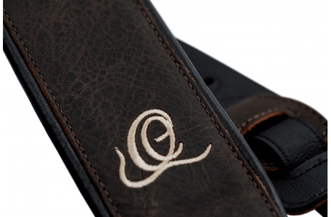 Curea chitară  Ortega Genuine Leather Strap - Vintage Bronze