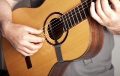 Curea chitară Ortega Nylon Guitar Strap - black with hook