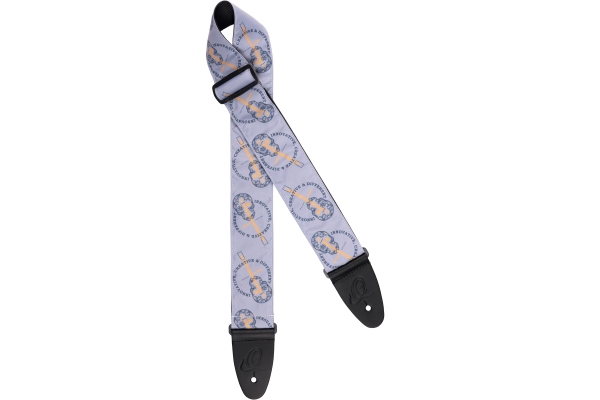 Nylon Guitar Strap - Charcoal Skull 65mm Nylon Guitar Strap - Charcoal Skull 65mm