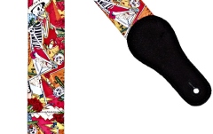 Curea chitară Ortega Nylon with Suede - 50mm ''El Muerto''