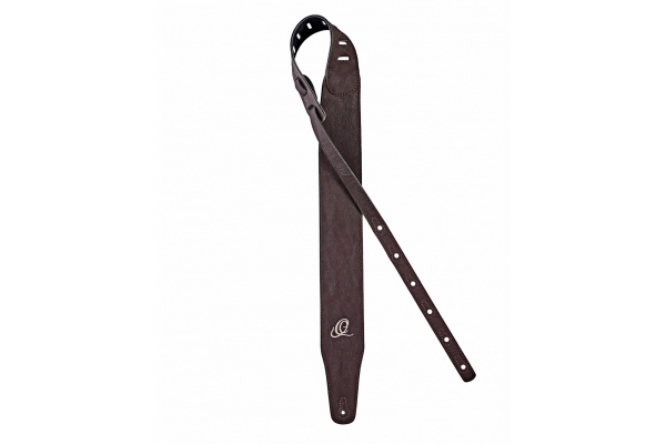 Vegan Series Guitar Strap extra wide - brown 3"/75mm