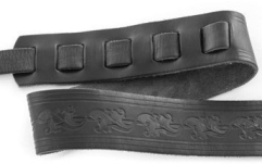 Curea chitară Ovation Premium Leaf negru