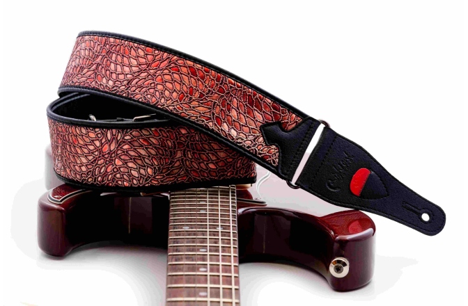 Curea chitară RightOn Alien Red