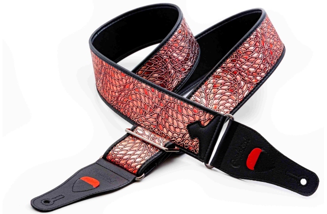 Curea chitară RightOn Alien Red