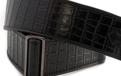 Curea chitară RightOn Alligator  Black