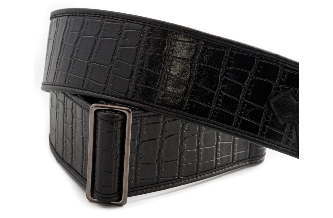 Curea chitară RightOn Alligator  Black