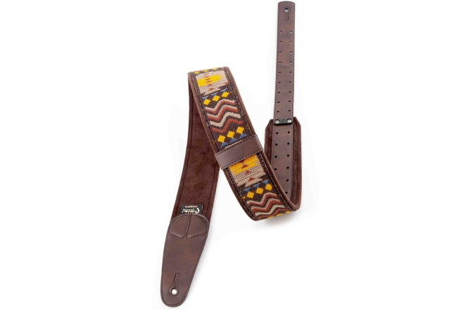 Curea chitară RightOn Azteca Black
