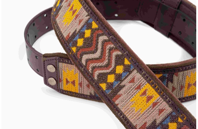 Curea chitară RightOn Azteca Black