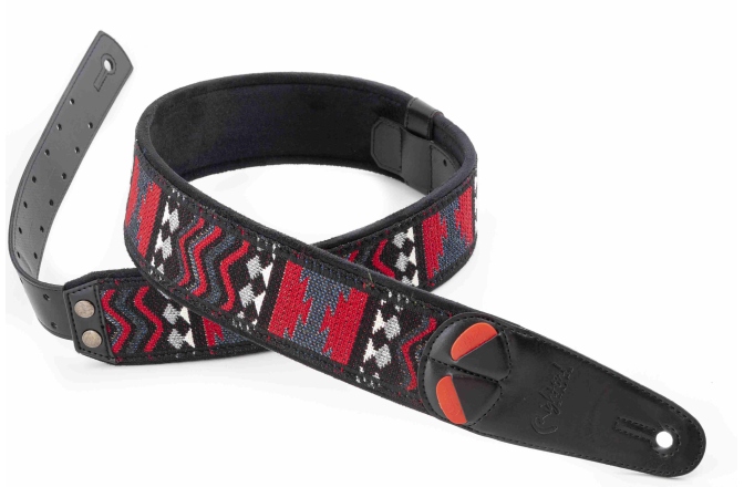 Curea chitară RightOn Azteca Black