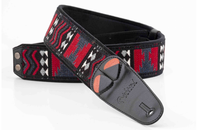 Curea chitară RightOn Azteca Black
