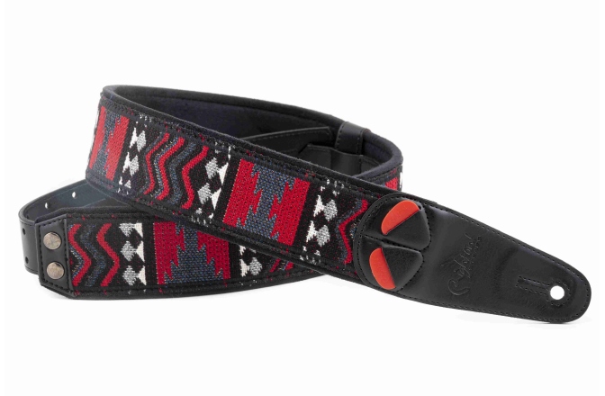 Curea chitară RightOn Azteca Black