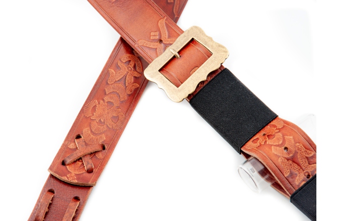 Curea chitară RightOn B.m. Bohemian  Light Brown
